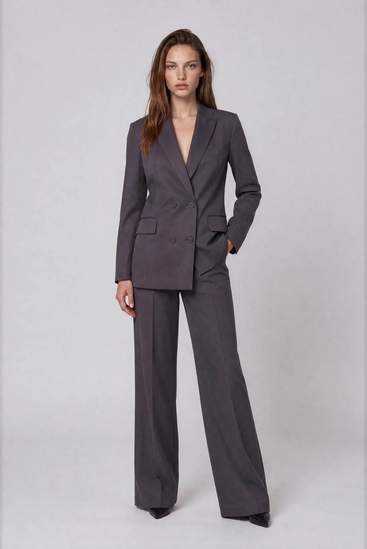 Pure &amp; Simple - Blazer croisé en satin