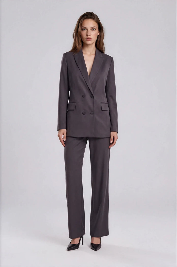 Pure &amp; Simple - Blazer croisé en satin