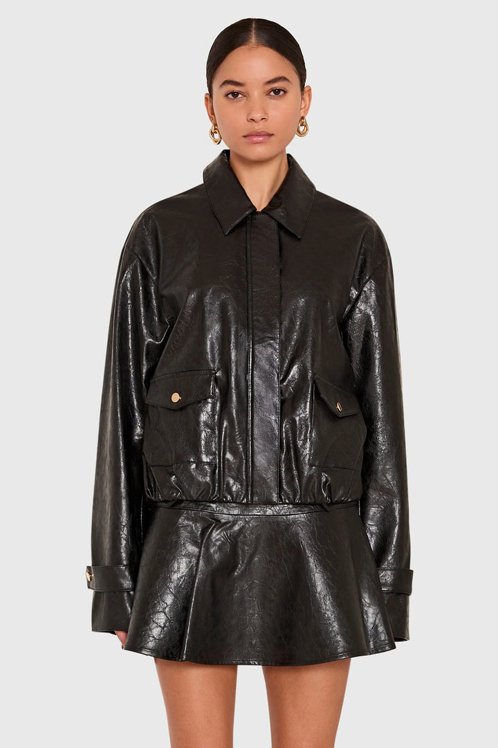 Amanda Uprichard - Veste Karla en similicuir