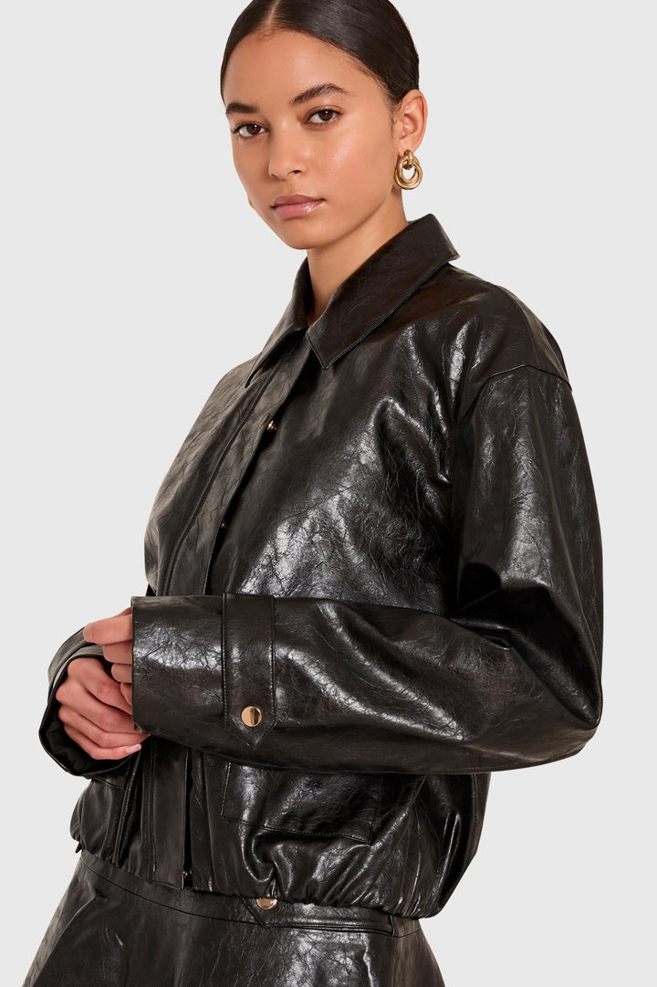 Amanda Uprichard - Veste Karla en similicuir