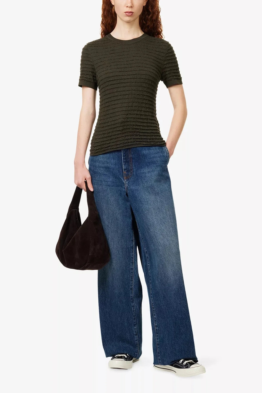 Frame - Pull The Smocked Short Sleeve