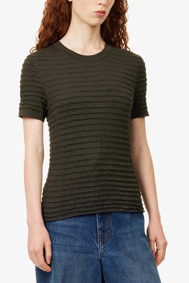 Frame - Pull The Smocked Short Sleeve