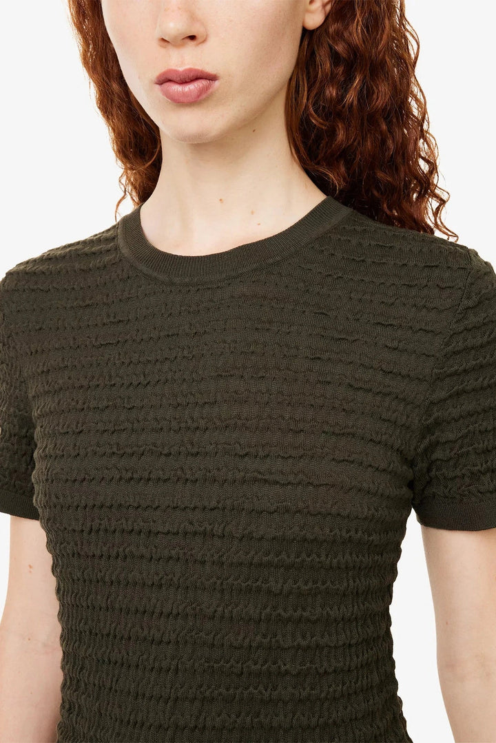 Frame - Pull The Smocked Short Sleeve