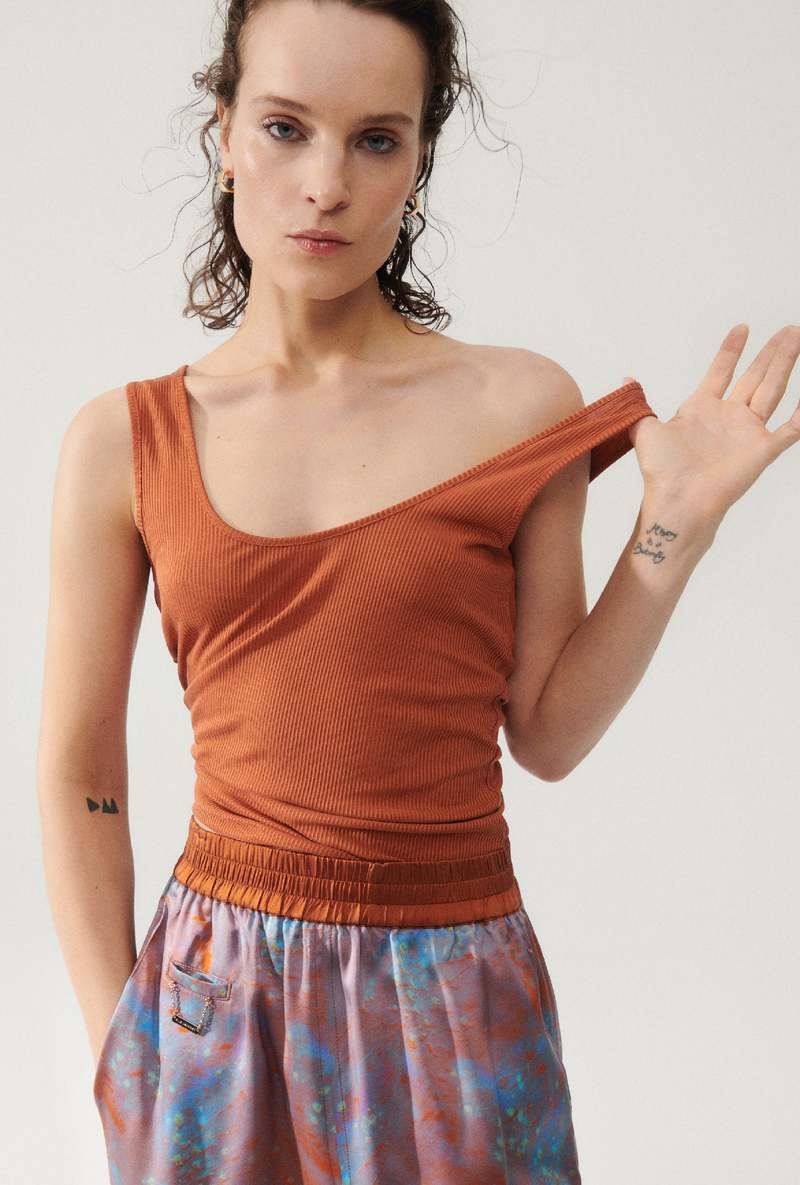 SIlk Laundry - Ribbed Tank