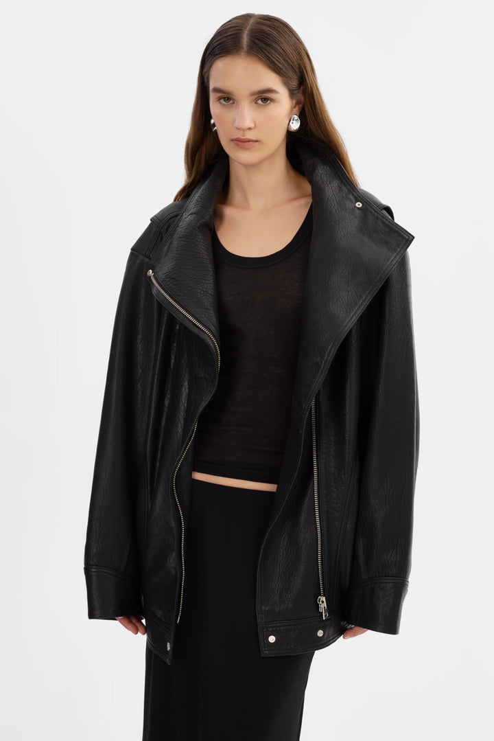 Lamarque - Ronja Oversized Leather Jacket