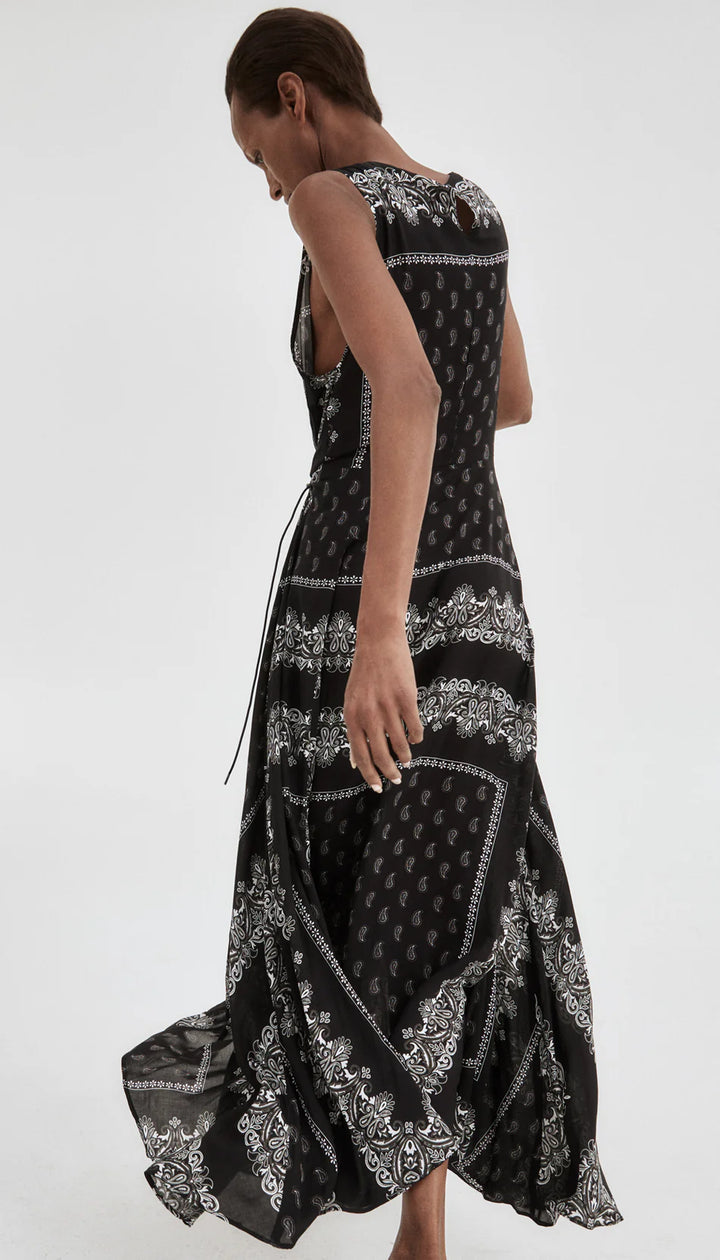 Smythe - Long Dress with Adjustable Waist