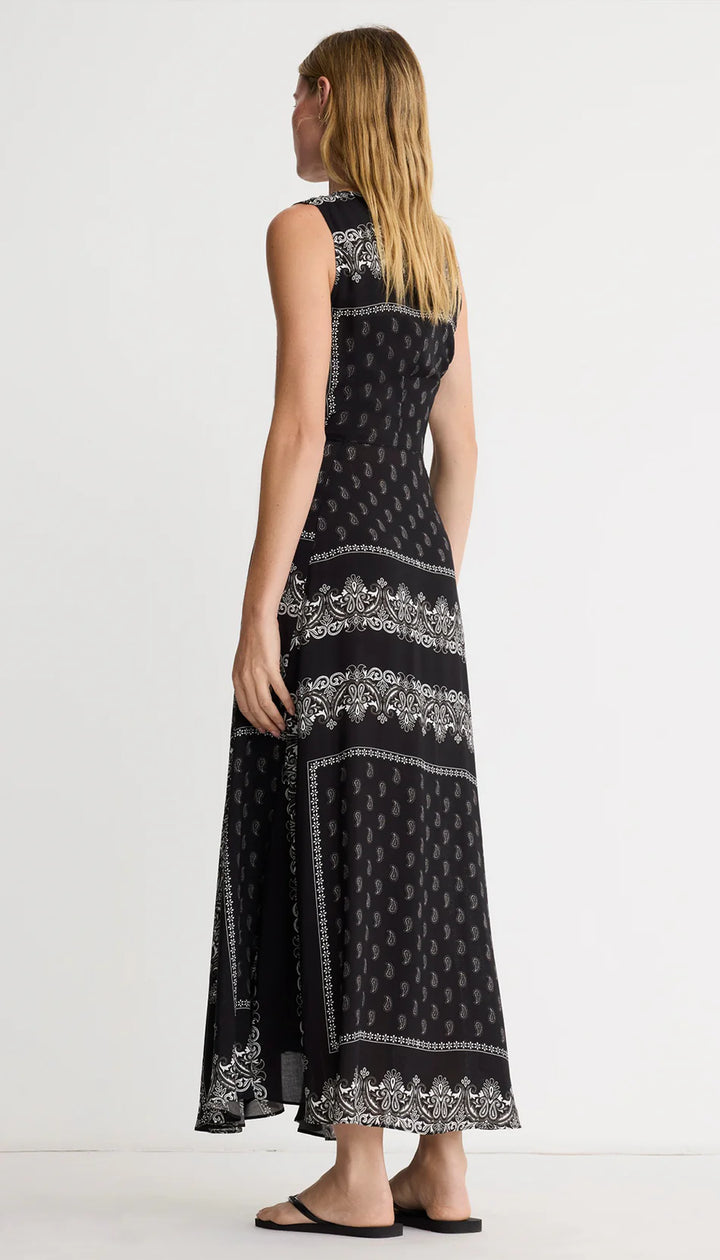 Smythe - Long Dress with Adjustable Waist