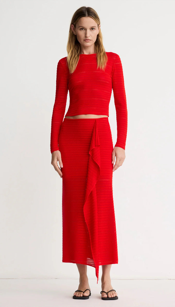 Smythe - Jupe drapée pull-on