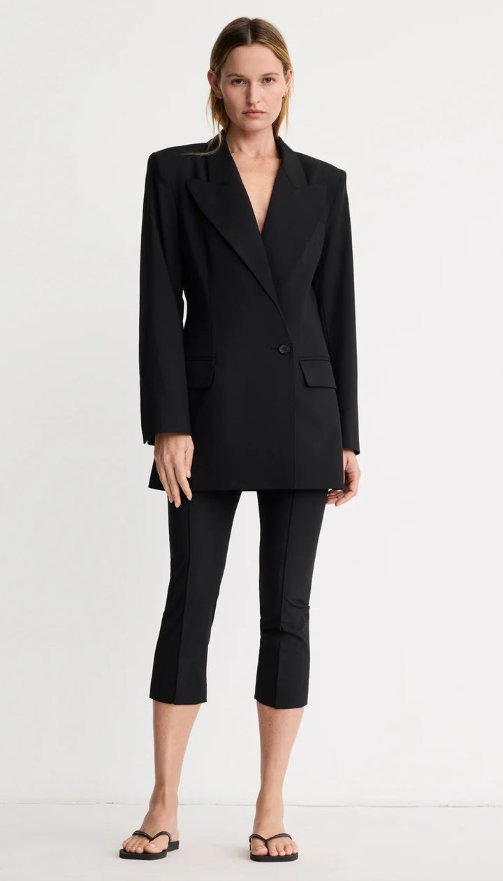 Smythe - Capri Pants with Topstitch Pleats