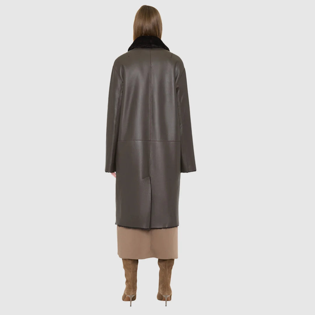 Hiso - Manteau réversible Elle