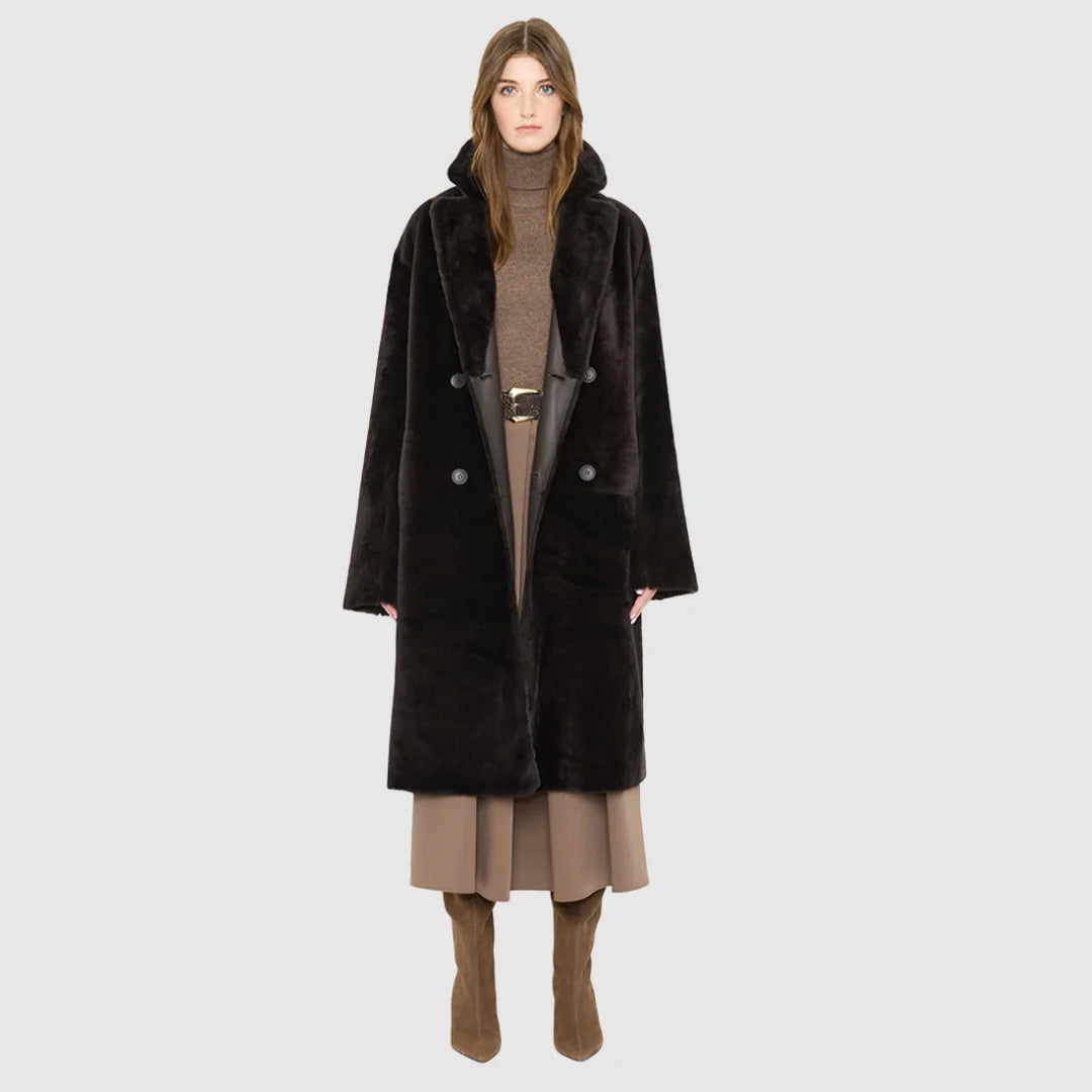 Hiso - Manteau réversible Elle