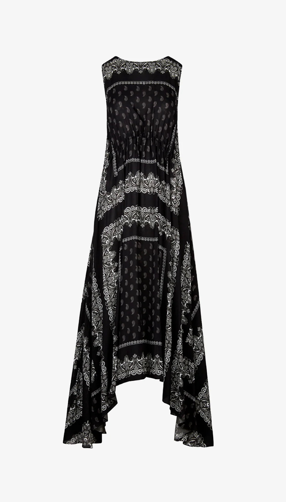 Smythe - Long Dress with Adjustable Waist