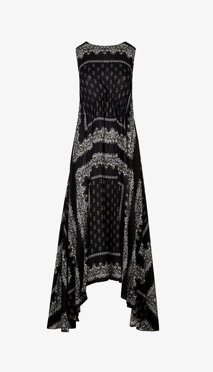 Smythe - Long Dress with Adjustable Waist