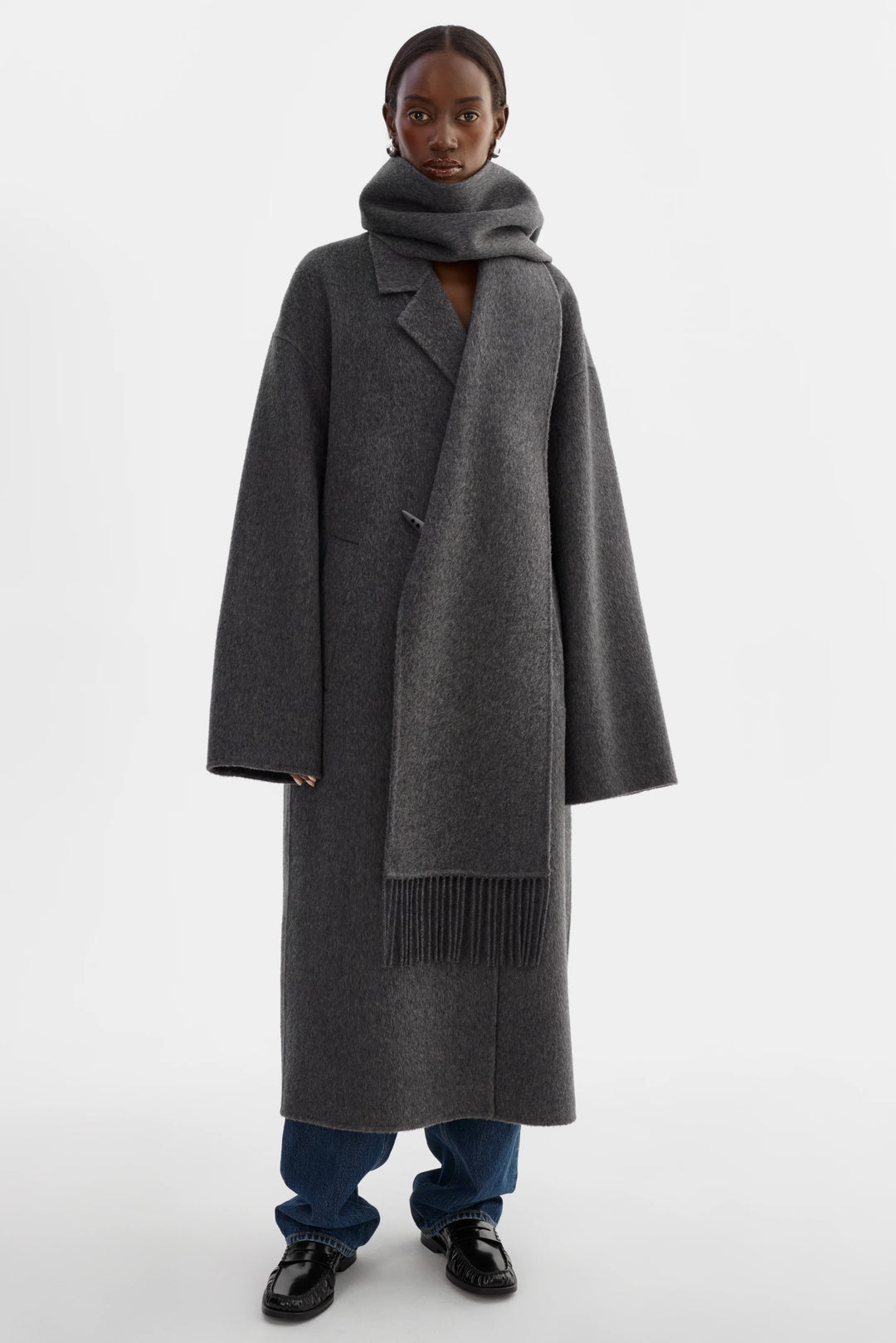 Lamarque - Manteau écharpe en laine Twila