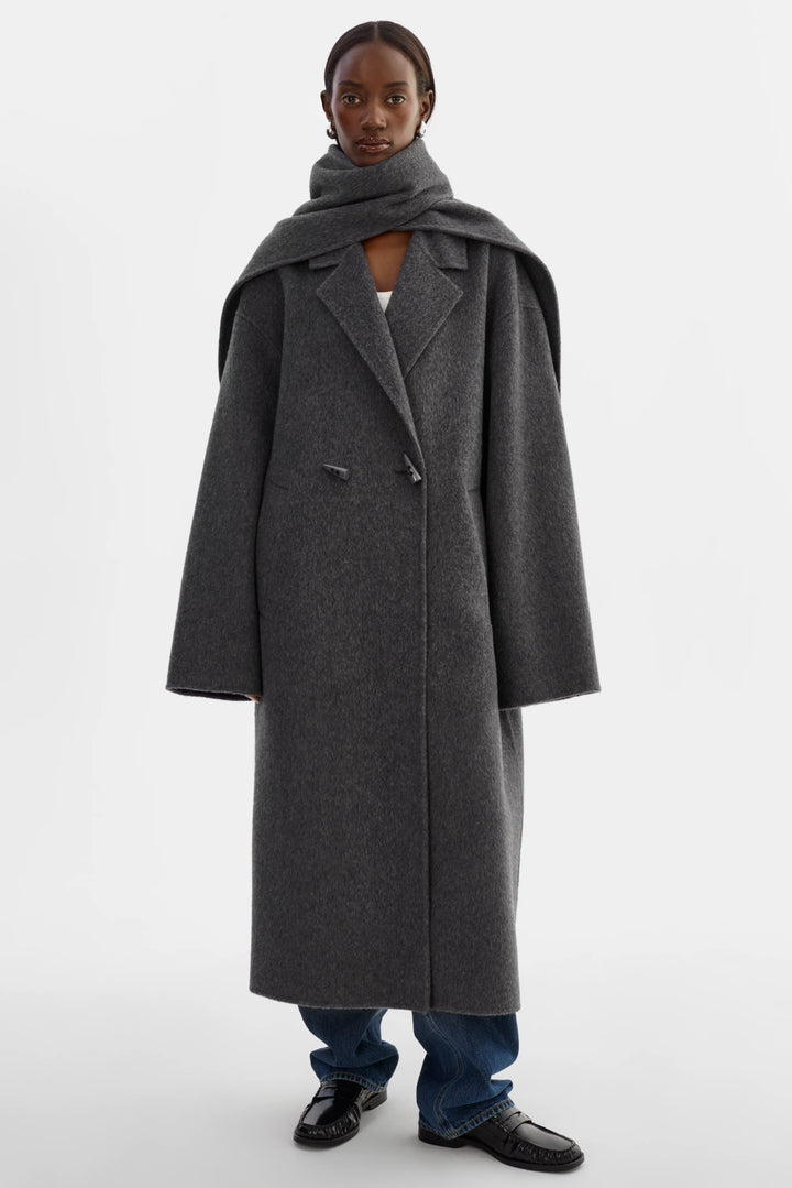 Lamarque - Manteau écharpe en laine Twila