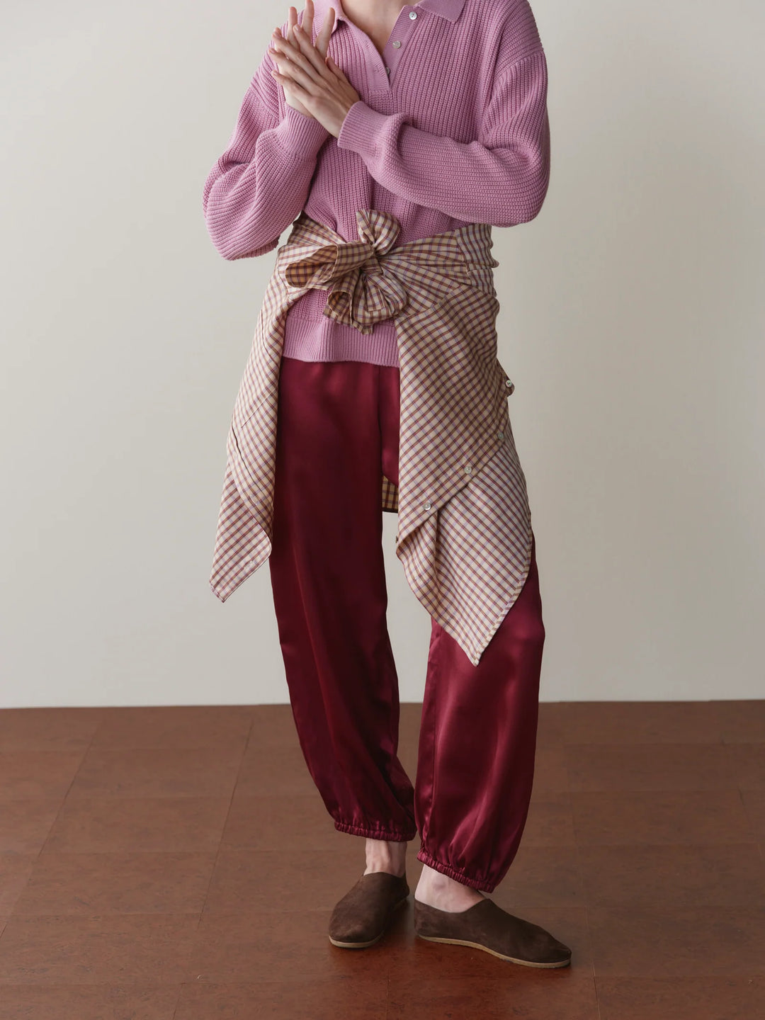 Donni - Pantalon ballon en soie