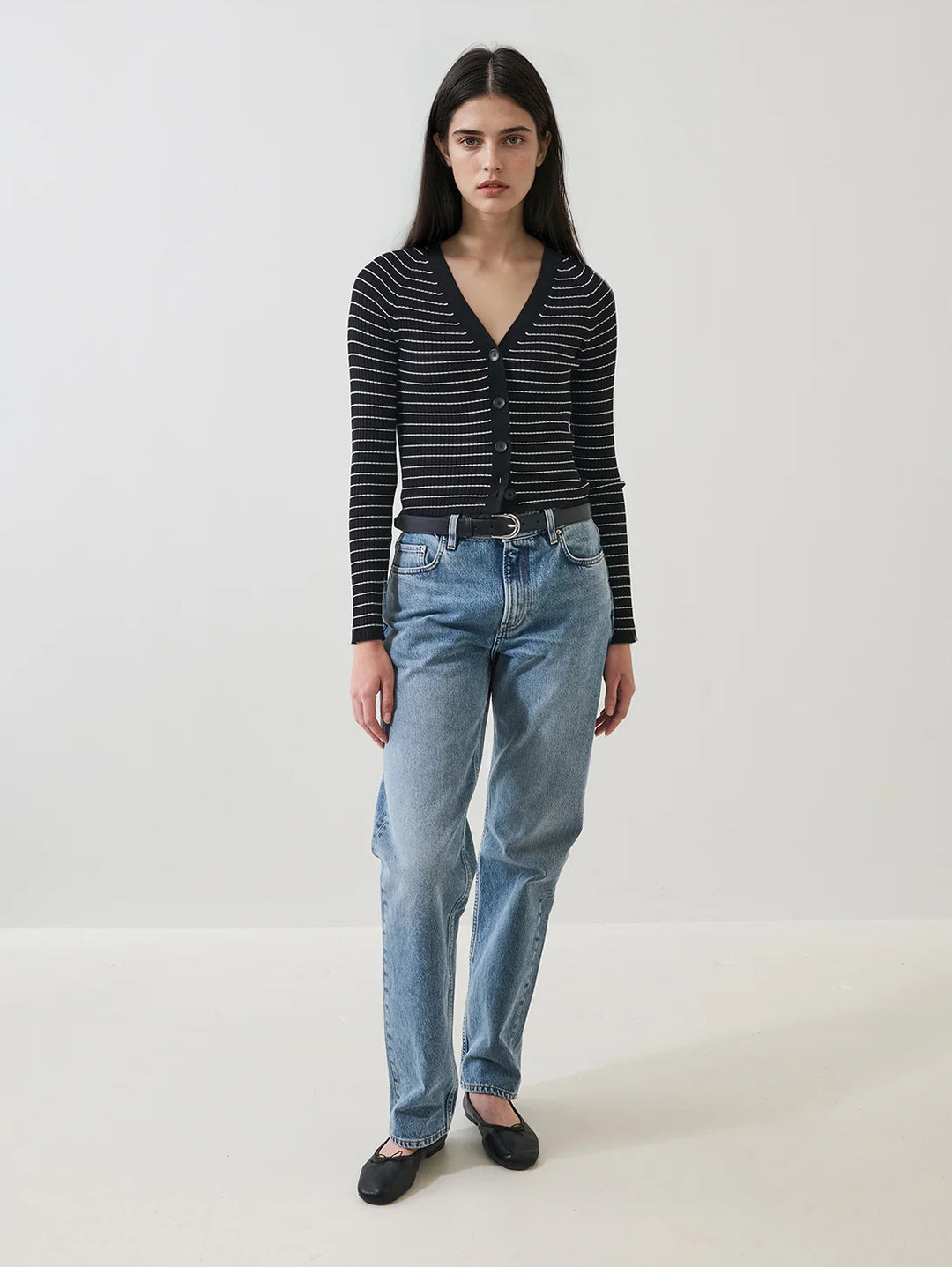 Patrick Assaraf - Cardigan côtelé