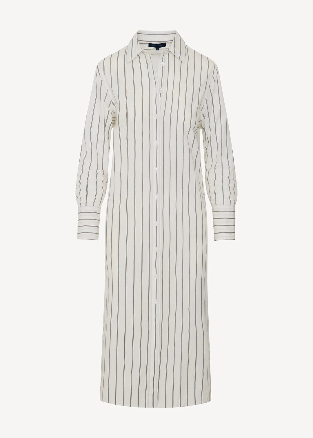 Patrick Assaraf - Robe chemise à rayures en coton