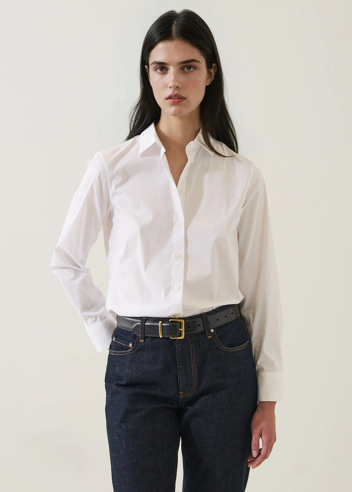 Patrick Assaraf - Chemise classique en coton extensible
