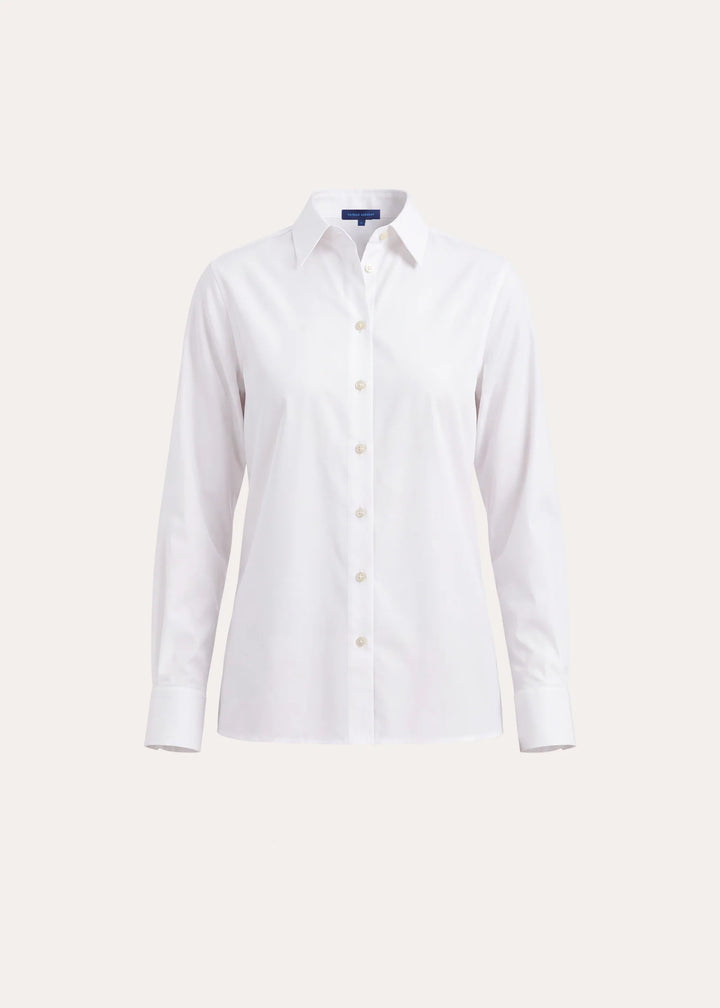 Patrick Assaraf - Chemise classique en coton extensible