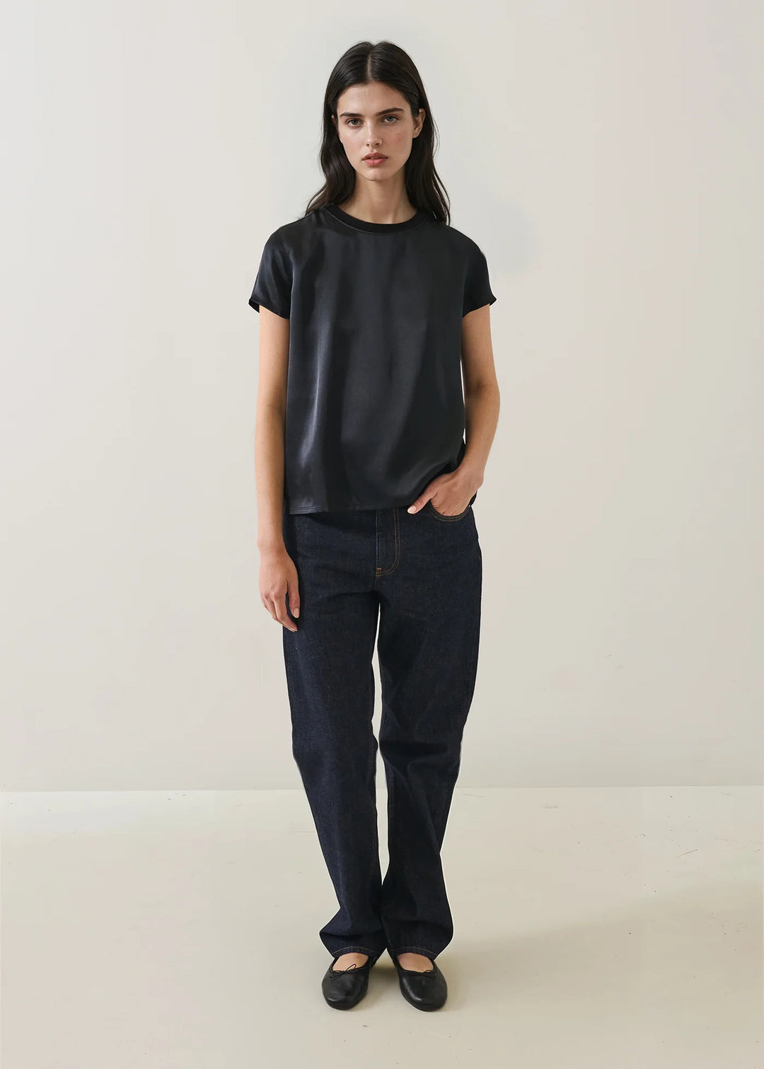 Patrick Assaraf - T. Shirt en soie