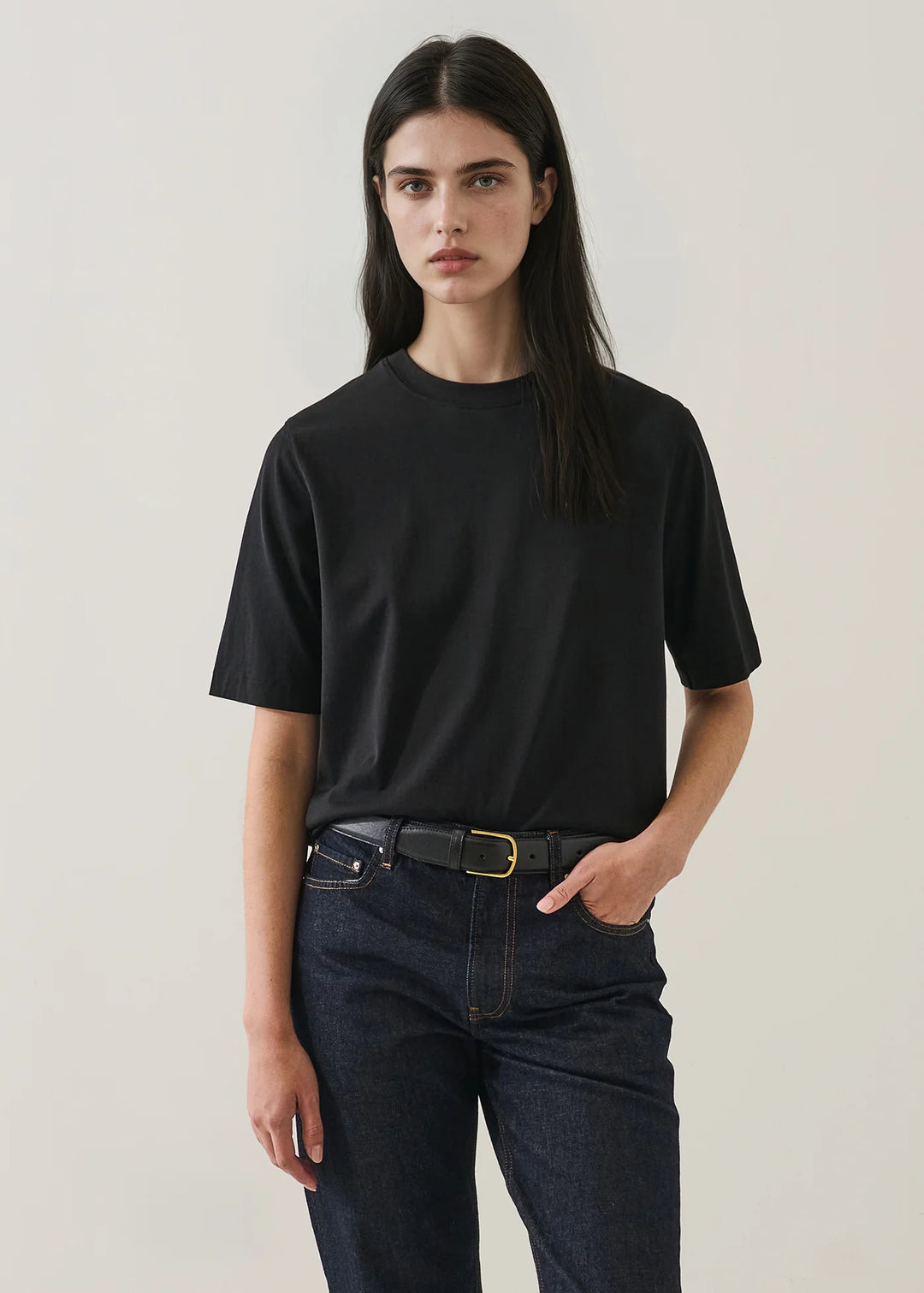 Patrick Assaraf - T. Shirt décontracté à col rond