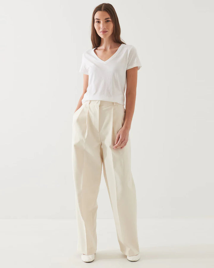 Patrick Assaraf - T. Shirt col V en Pima