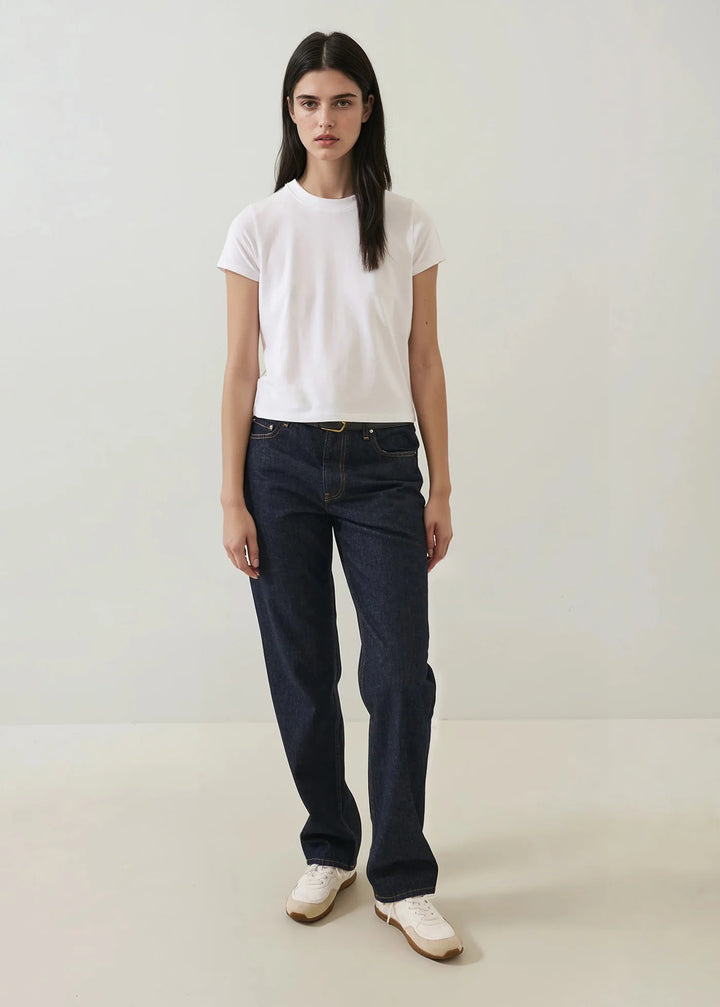 Patrick Assaraf - Iconic T. Shirt baby en pima extensible ajusté