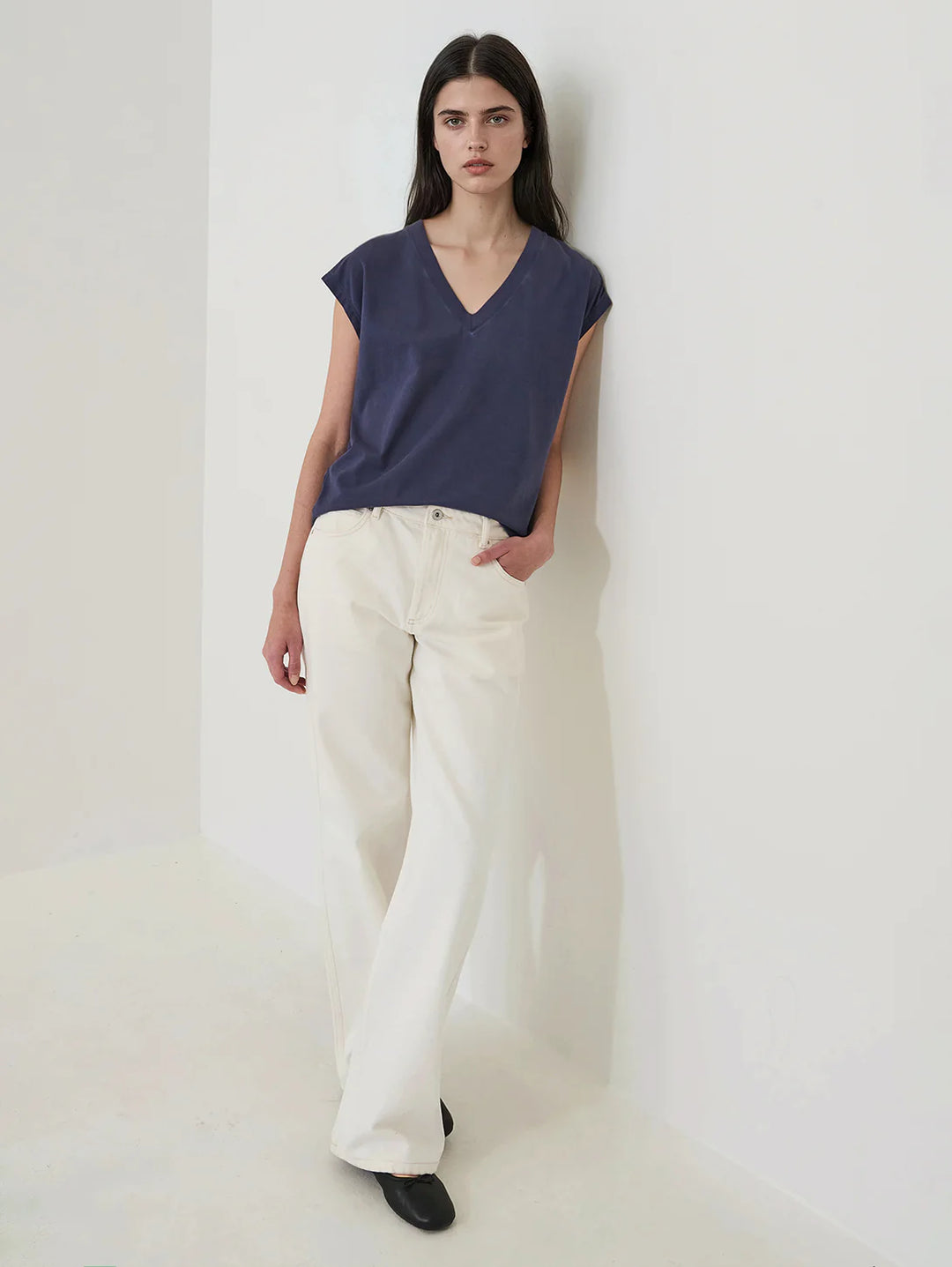 Patrick Assaraf - T. Shirt Iconic V-Neck