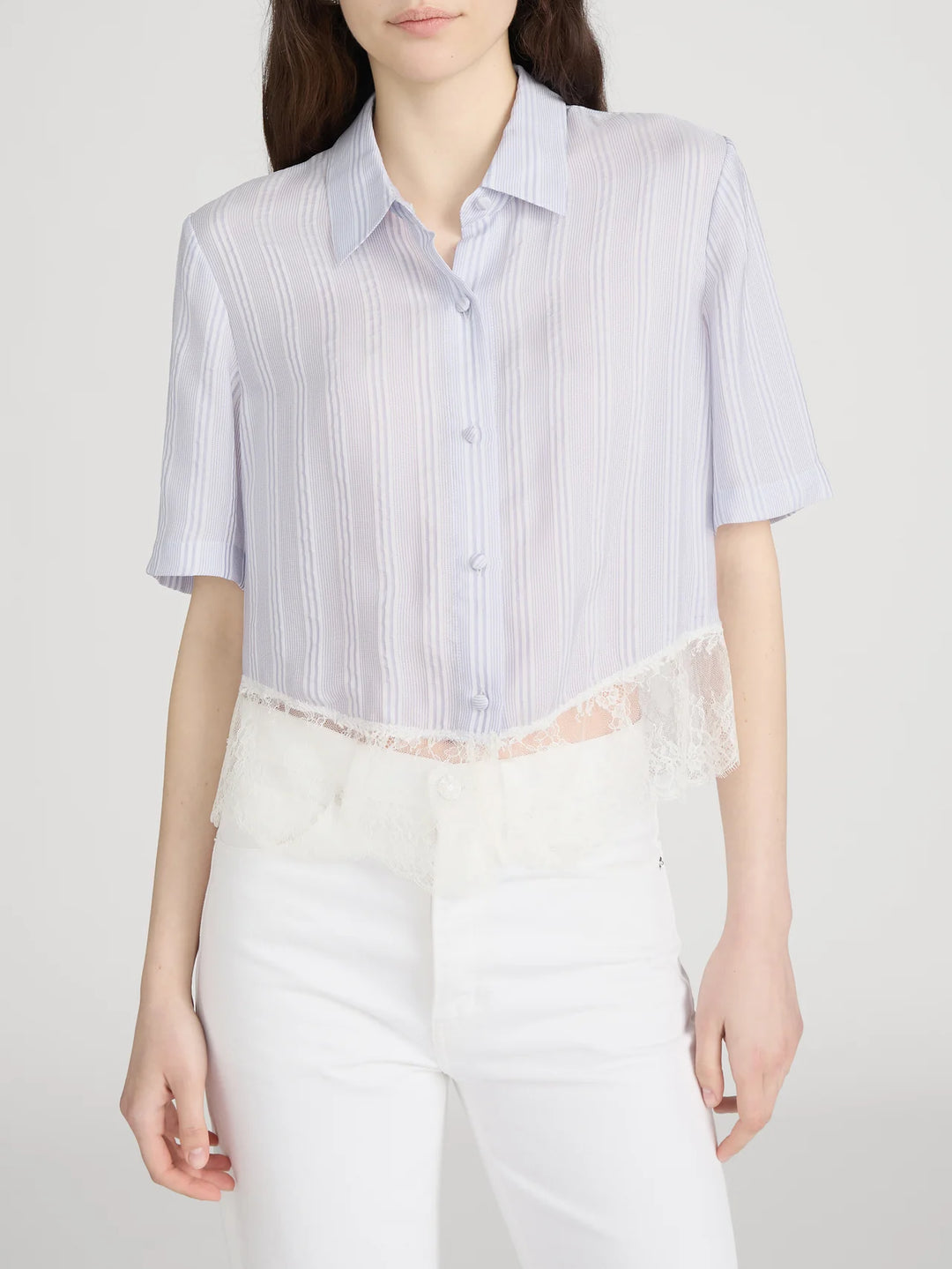 Frame - Chemise The Stripe Lace