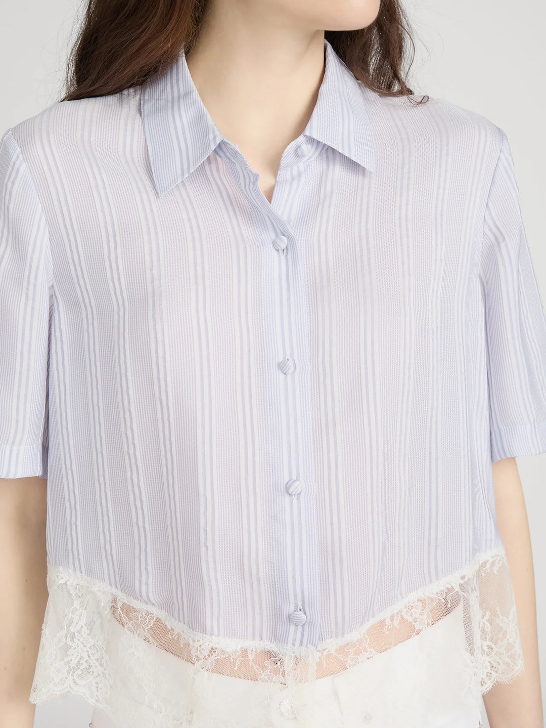 Frame - Chemise The Stripe Lace