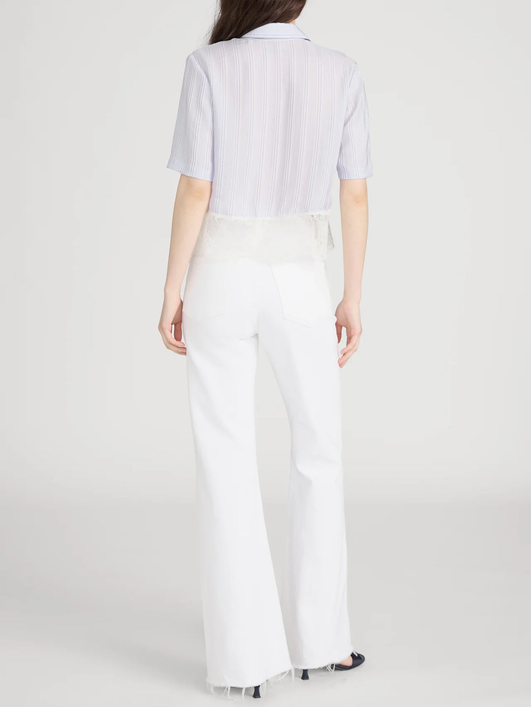 Frame - Chemise The Stripe Lace
