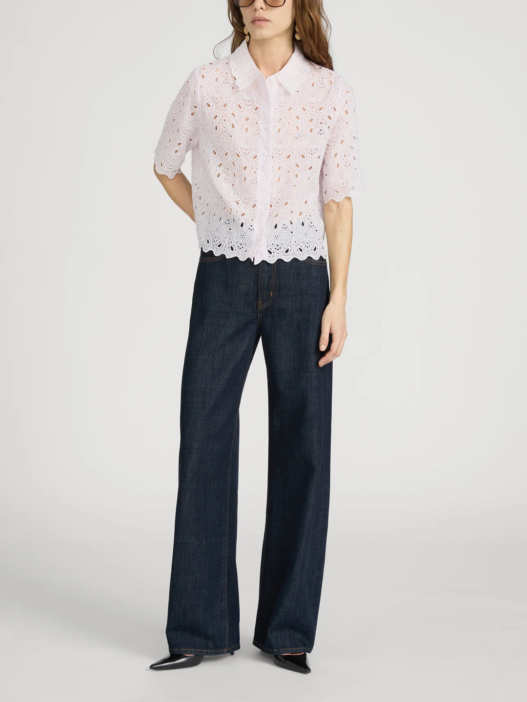 Frame - Chemise The Paisley Eyelet