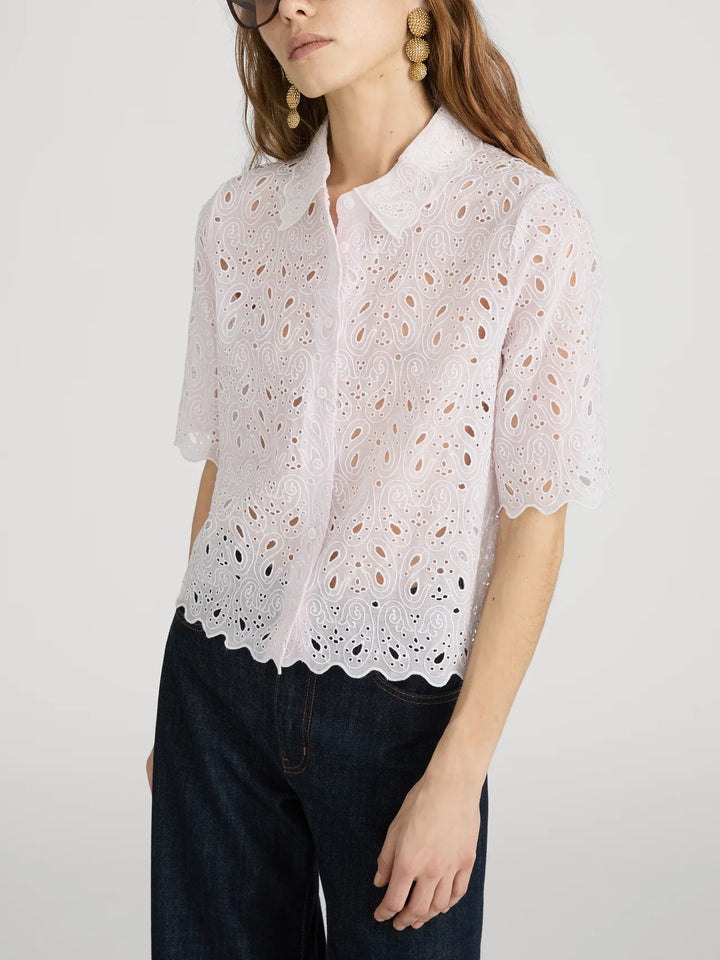 Frame - Chemise The Paisley Eyelet