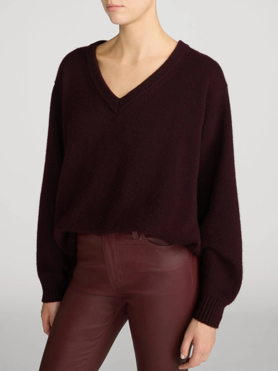 Frame - Pull en V The Cashmere Relaxed