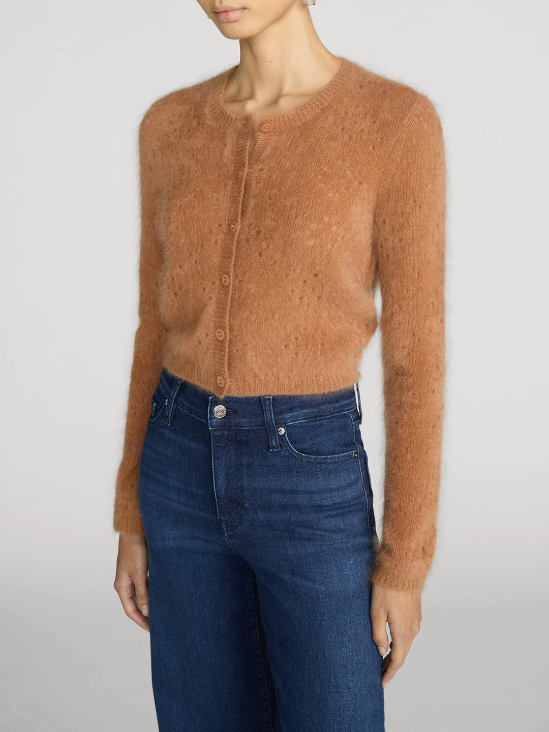 Frame - Cardigan The Cashmere Airy Teddy
