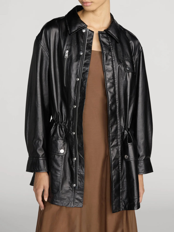 Frame - Veste The Paper Leather Safari