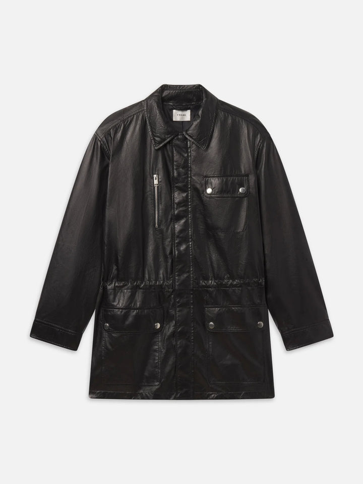 Frame - Veste The Paper Leather Safari