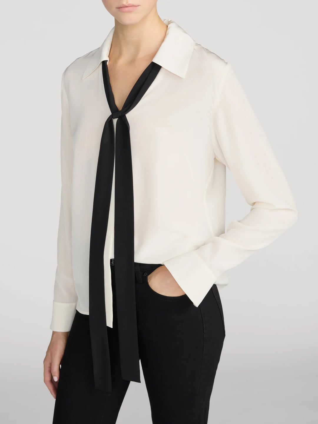 Frame - Chemise The Contrast Tie