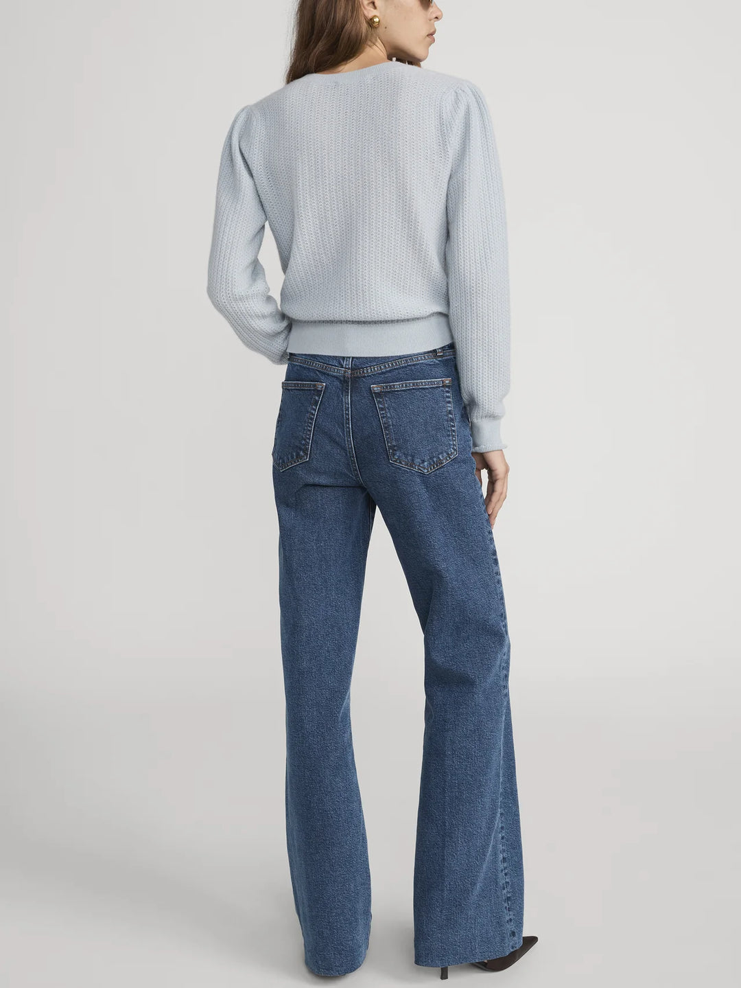 Frame - Chandail Ladder Pointelle Manche Longue