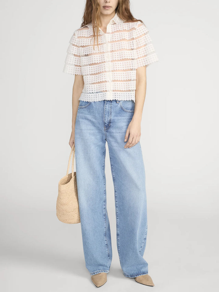 Frame - Chemise The Lattice Crochet