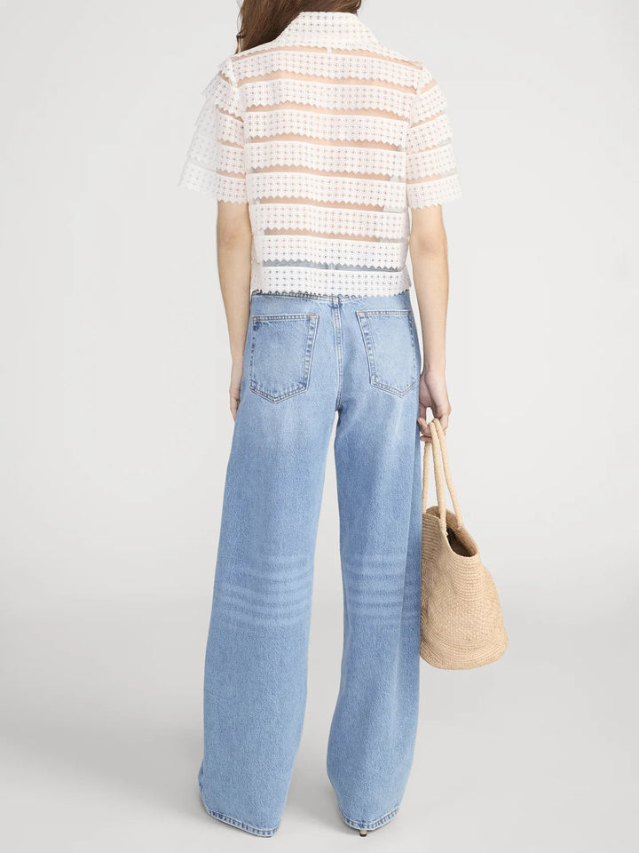 Frame - Chemise The Lattice Crochet