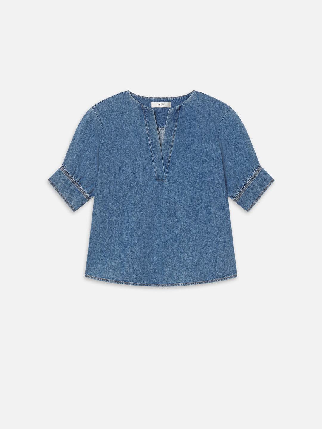 Frame - Blouse The Denim V Neck Popover