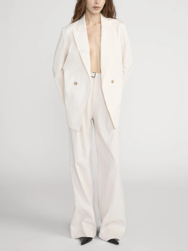 Frame - Pantalon The Striped Wide Leg