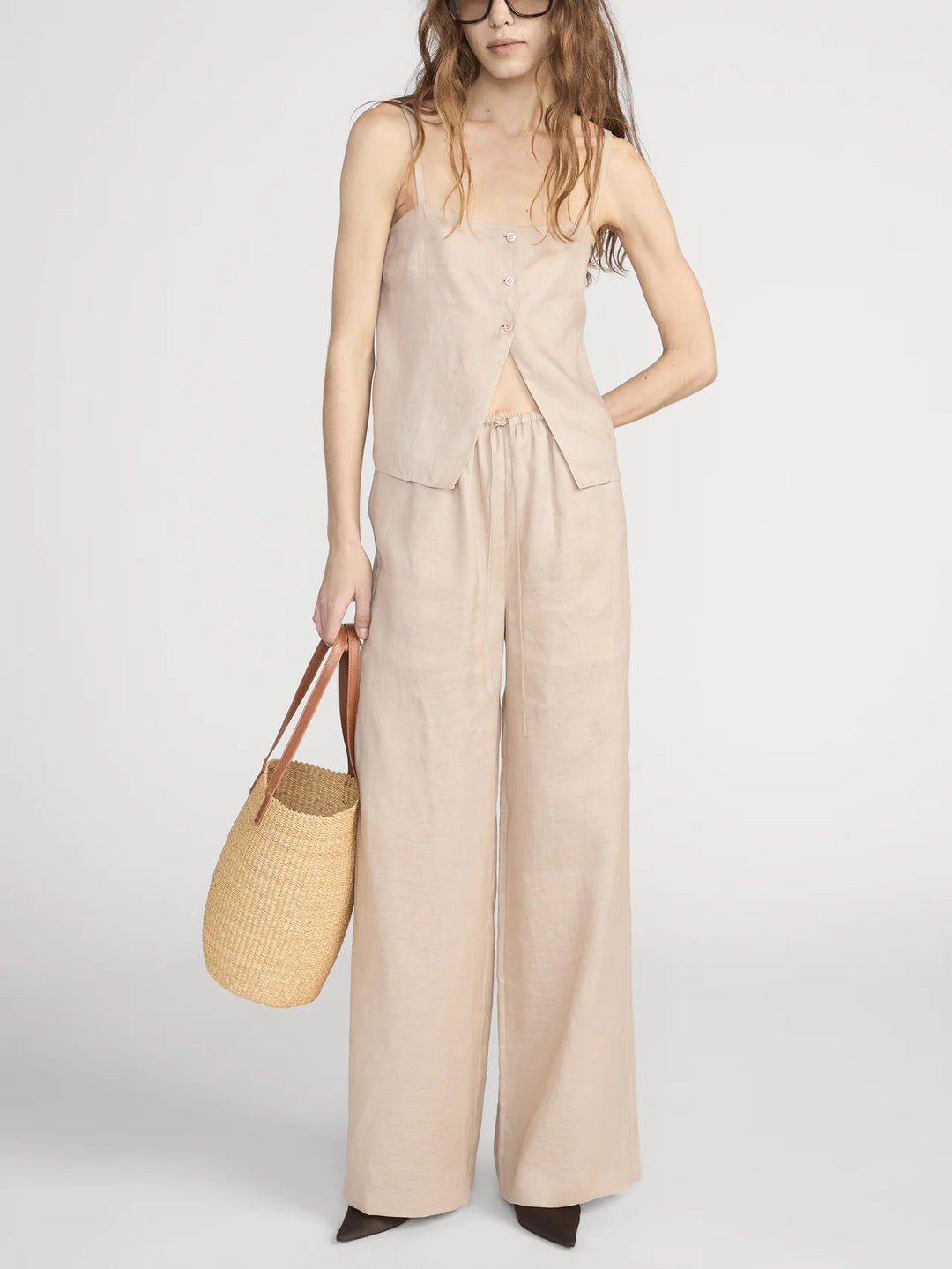 Frame - Pantalon The Linen Lounge