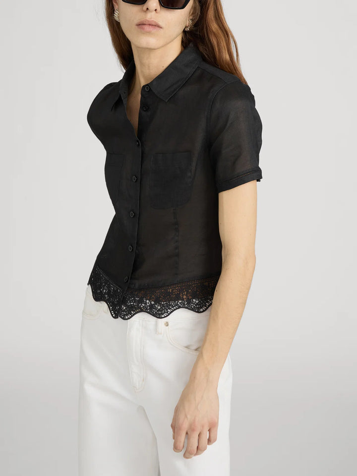 Frame - Chemise The Embroidered Seaside
