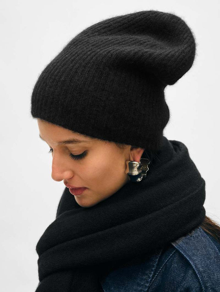 White + Warren - Tuque côtelée en cachemire ultra-doux