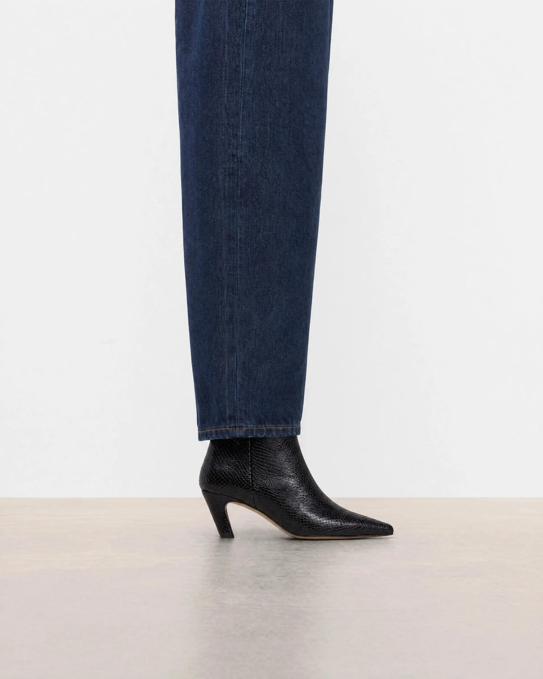 Flattered - Bottes Xena en cuir effet serpent