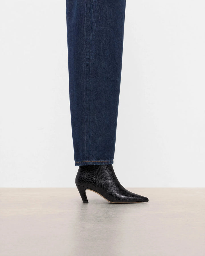 Flattered - Bottes Xena en cuir effet serpent