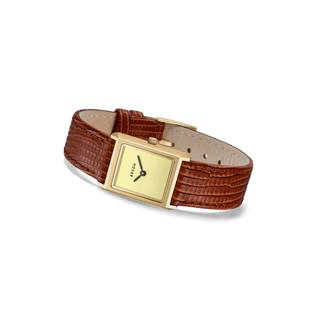 Breda - Montre Virgil Lizard Embossed